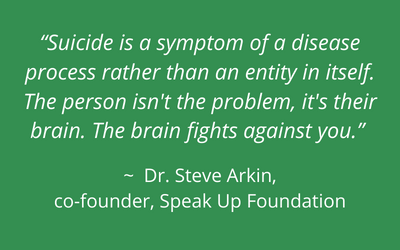 suicide, Alan Arkin, Speak Up Foundation