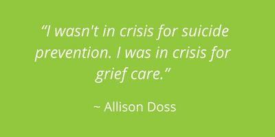 Allison Doss, suicide prevention awareness, suicide