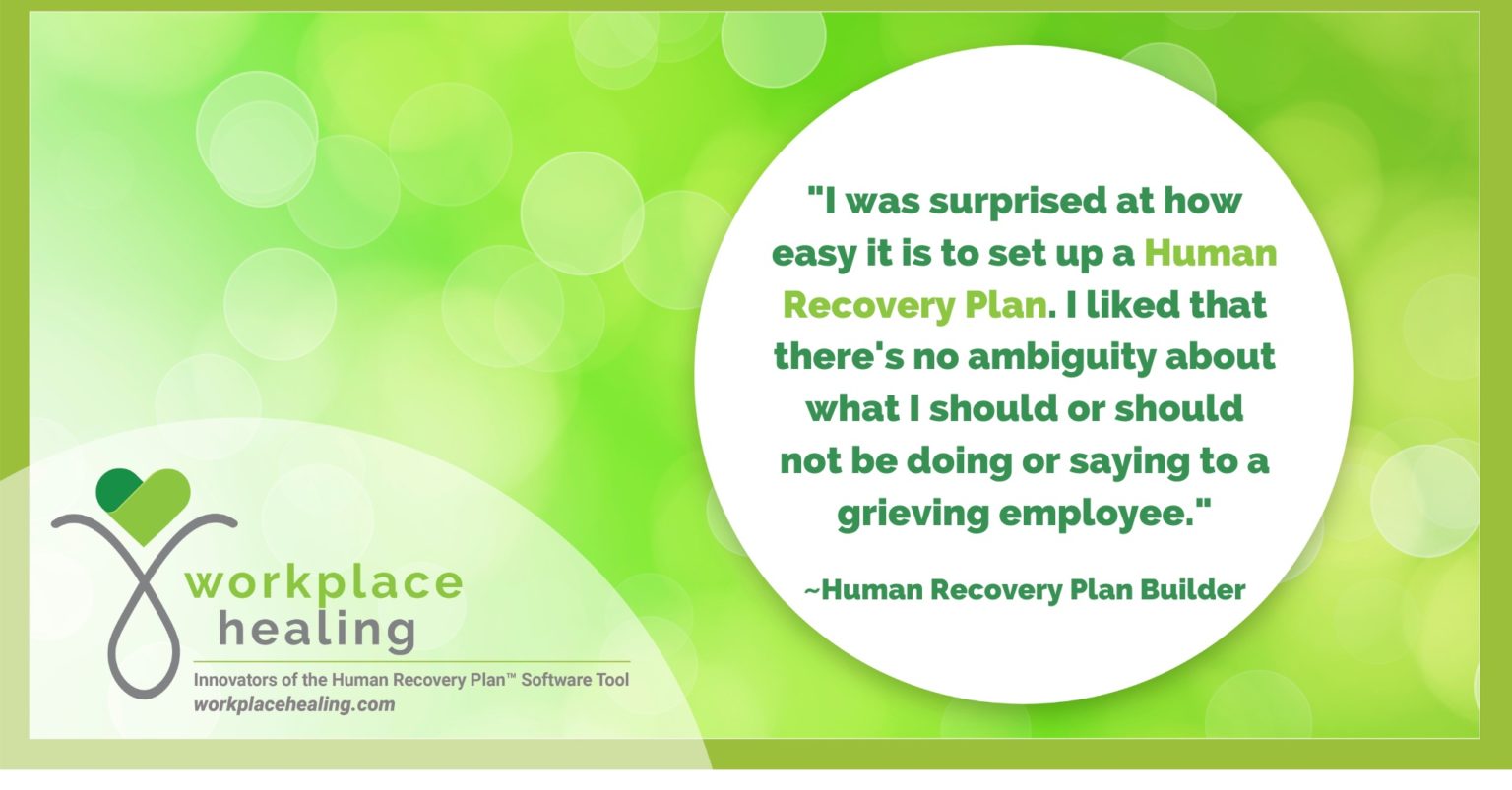 Human Recovery Plan, Workplace Healing, HR challenges