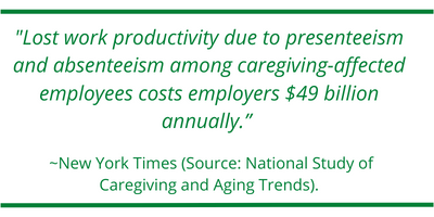 productivity, employee caregivers, cutting costs, boosting retention