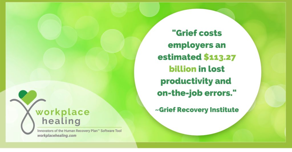grief, costing billions, productivity loss, on-the-job errors, turnover